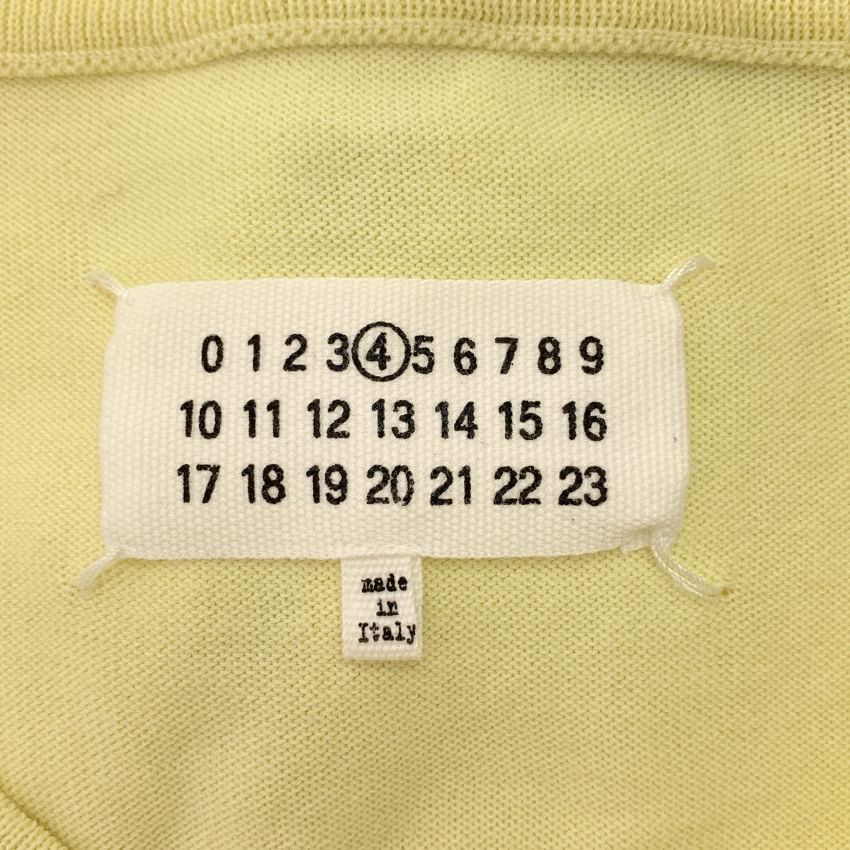 Maison Margiela / メゾンマルジェラ | 2020SS | エルボーパッチ Vネック コットン ニット | XS | レディース