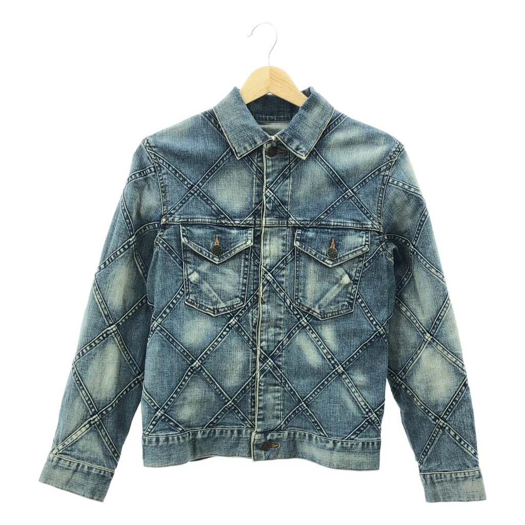 JUNYA WATANABE COMME des GARÇONS / Junya Watanabe | 2002 春天夏天 | 特殊處理重構牛仔外套 | S 碼 | 靛藍 | 女款