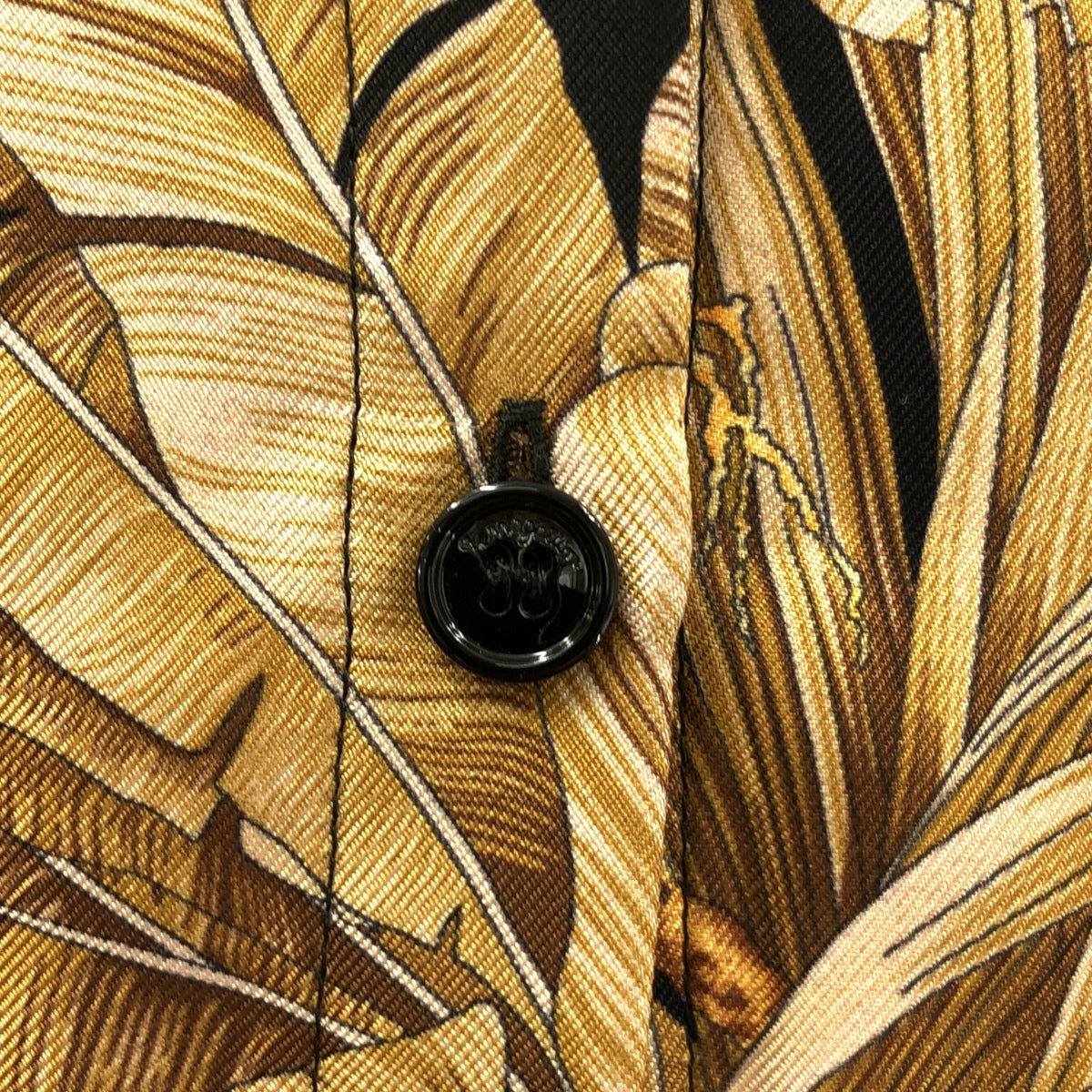 【美品】  Salvatore Ferragamo / サルヴァトーレフェラガモ | silk 100％ / シルク 総柄 オーバー シャツ ブラウス | 40 | マルチカラー | レディース