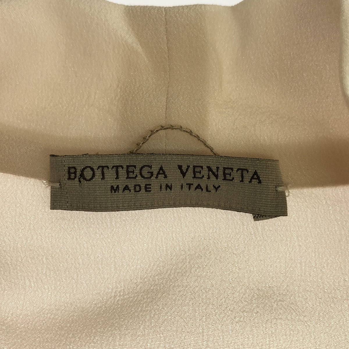 BOTTEGA VENETA / 보테가베네타 | silk 100% / 실크 보우타이 블라우스 셔츠 | 40 | 베이지계 | 여성