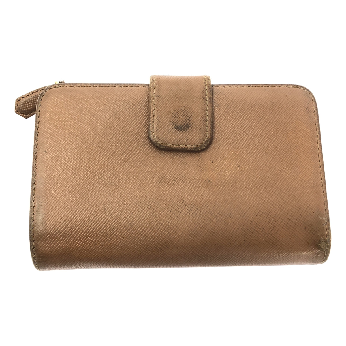 PRADA / プラダ | サフィアーノレザー 二つ折り ウォレット | ブラウン | レディース