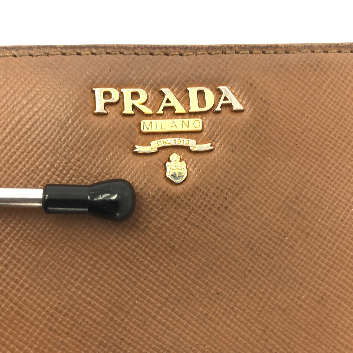 PRADA / プラダ | サフィアーノレザー 二つ折り ウォレット | ブラウン | レディース