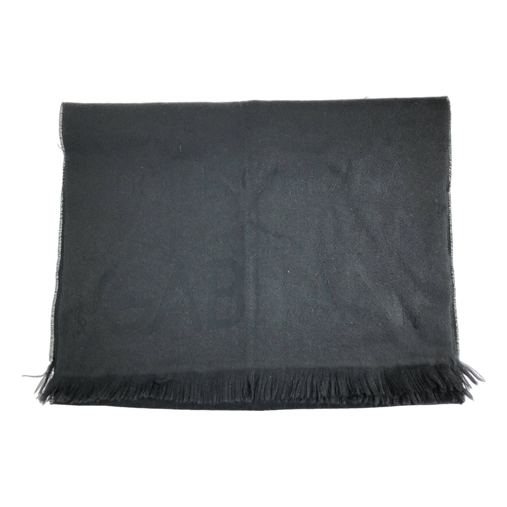 DOLCE &amp; GABBANA | 羊毛真絲Logo絲巾 |