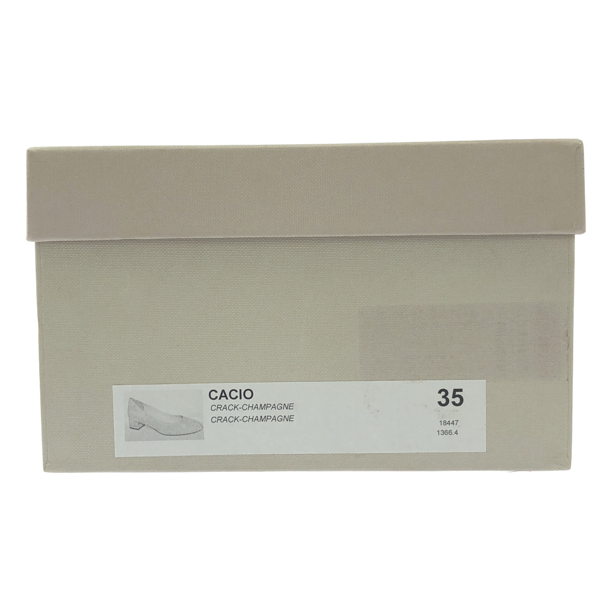 【美品】  DES PRES / デプレ | CACIO クラックレザー メタリックパンプス | 35 | ゴールド | レディース