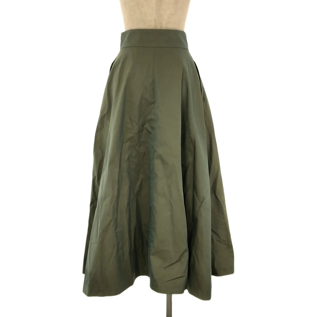 克萊恩 / 克萊恩 | CHAMBRAY 圓形喇叭裙 | 1 |卡其色 |女性的