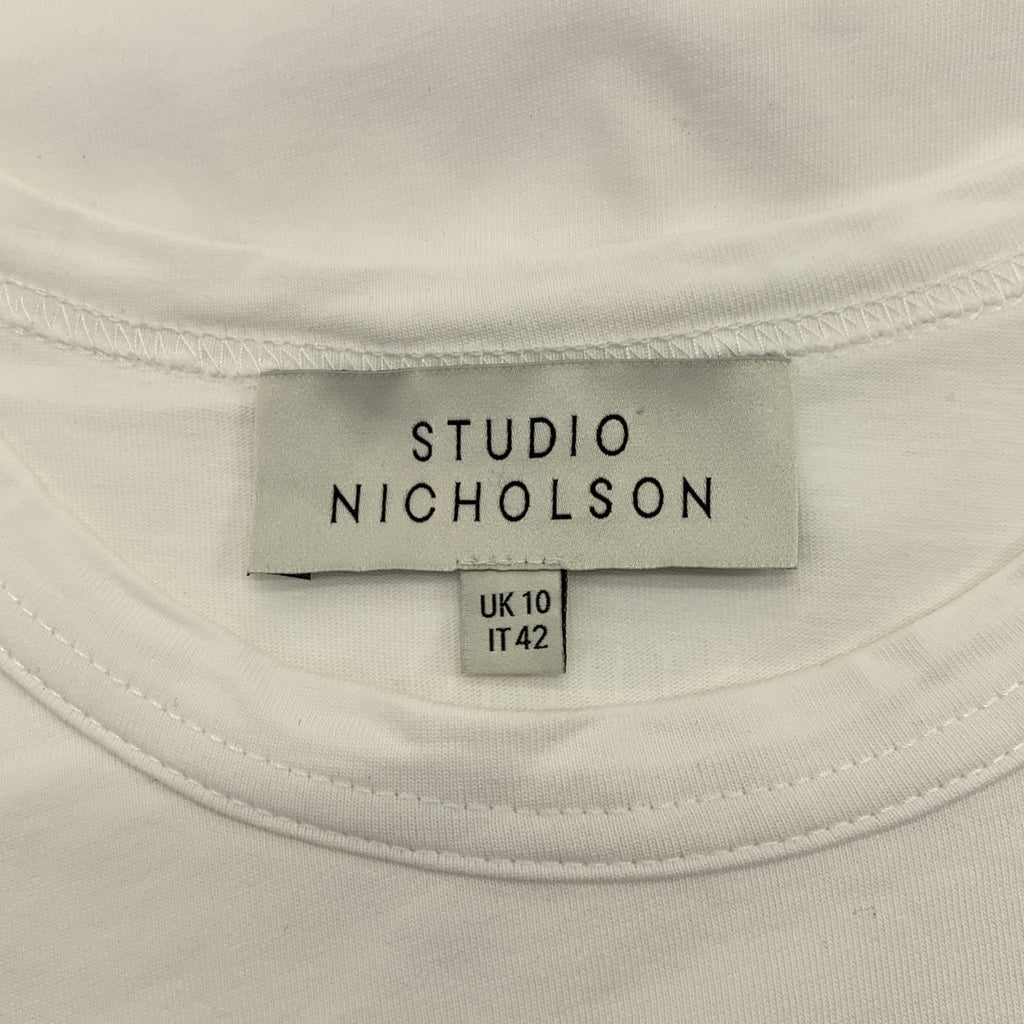 Studio Nicholson / 스튜디오 니콜슨 | LOOP LONG SLEEVE T-SHIRT 코튼 롱 슬리브 셔츠 | UK10 |