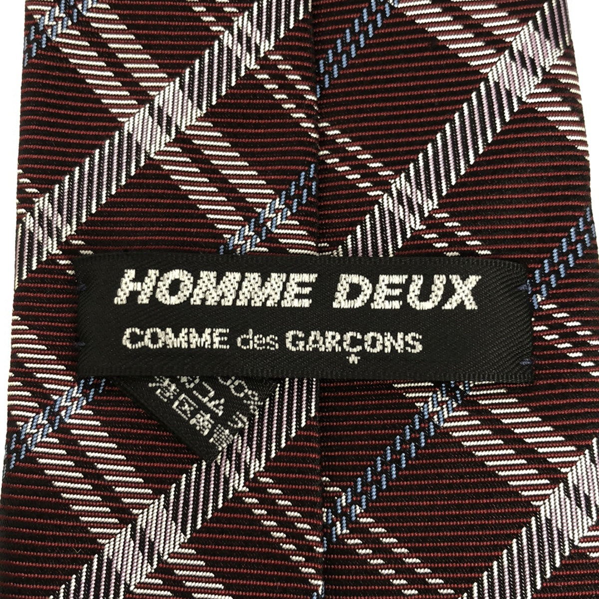 COMME des GARCONS HOMME DEUX / コムデギャルソンオムドゥ | silk 100％ / シルク 総柄 ネクタイ – KLD