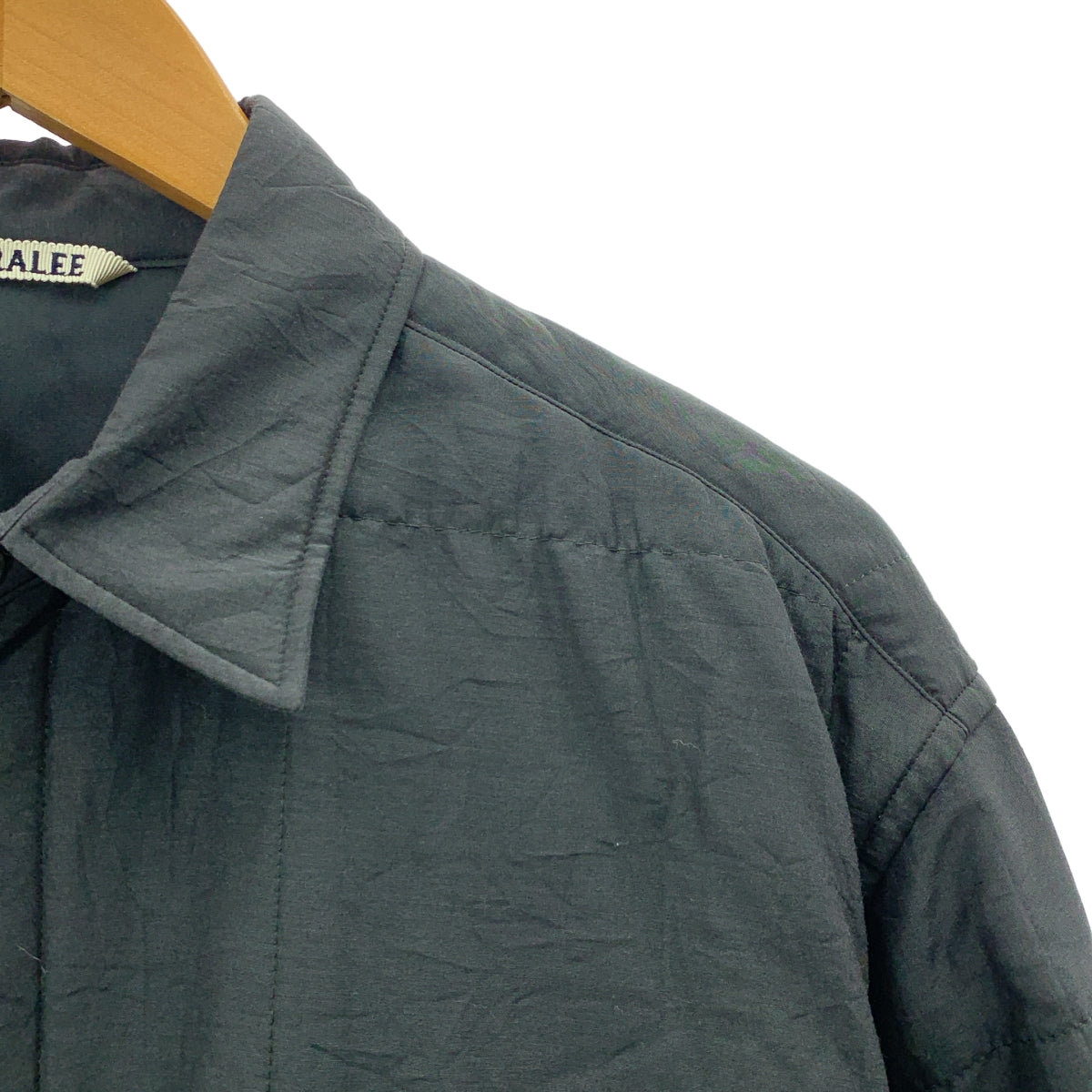 AURALEE / オーラリー | 2023AW | QUILTED LIGHT SILK COTTON SHIRT キルテッド ライト シルク コットン シャツ | 4 | メンズ