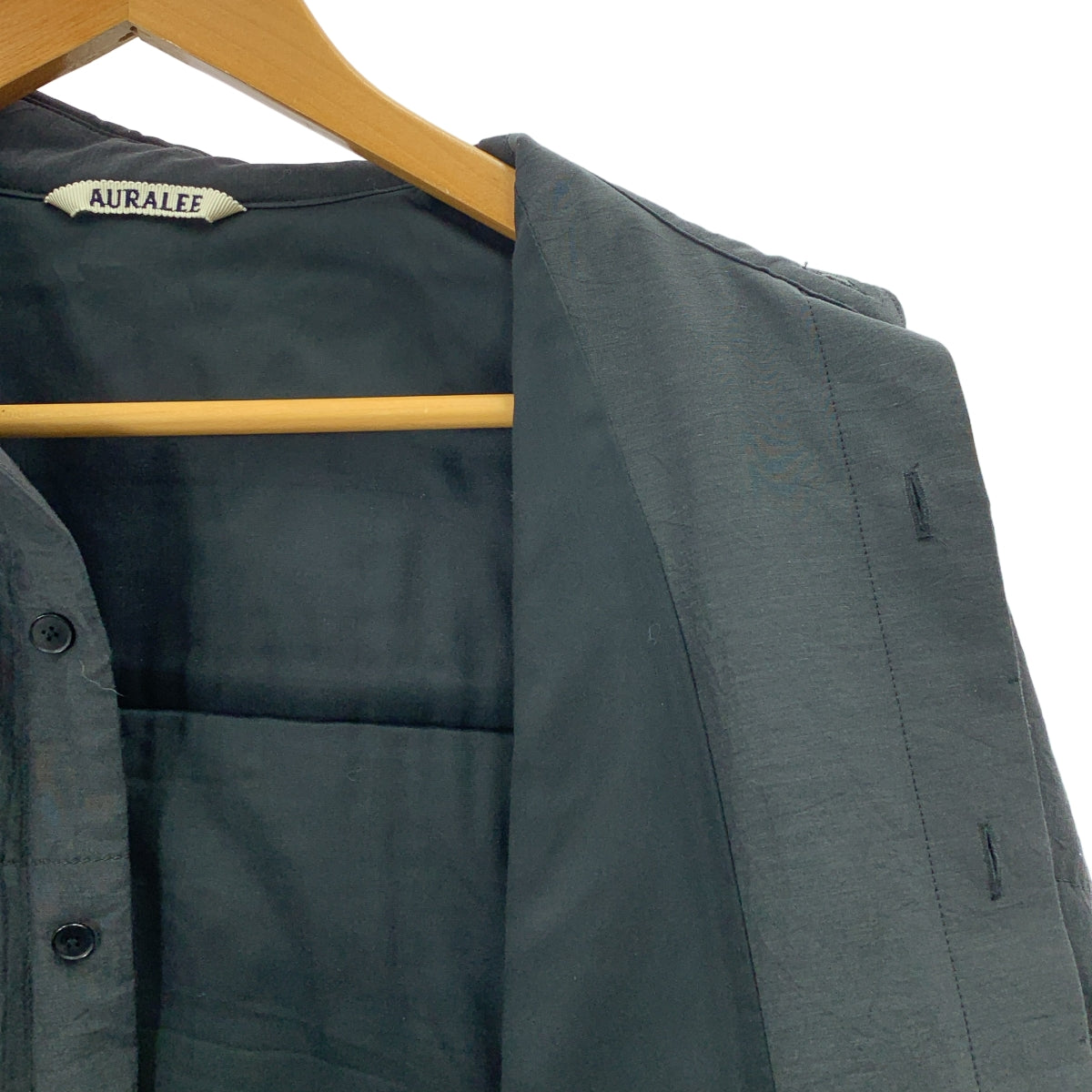 AURALEE / オーラリー | 2023AW | QUILTED LIGHT SILK COTTON SHIRT キルテッド ライト シルク コットン シャツ | 4 | メンズ