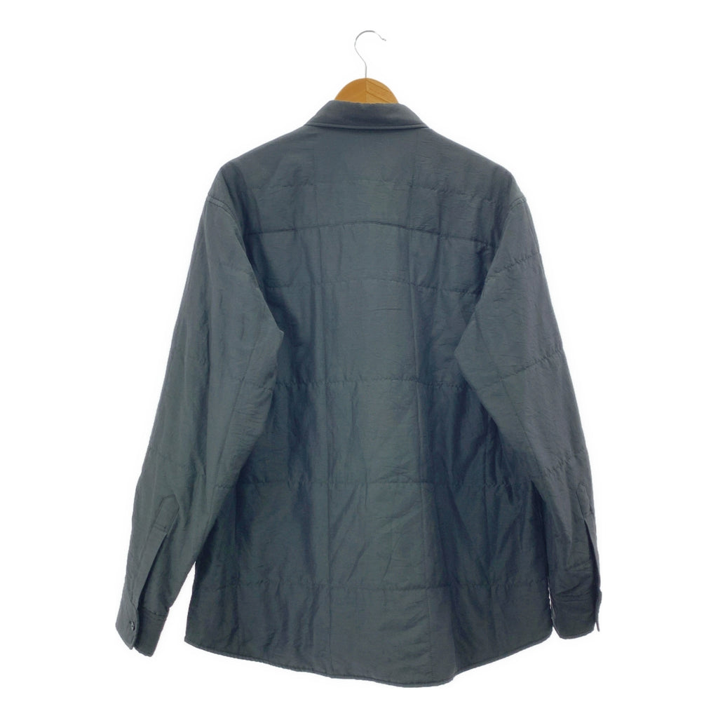 AURALEE / オーラリー | 2023AW | QUILTED LIGHT SILK COTTON SHIRT キルテッド ライト シルク コットン シャツ | 4 | メンズ
