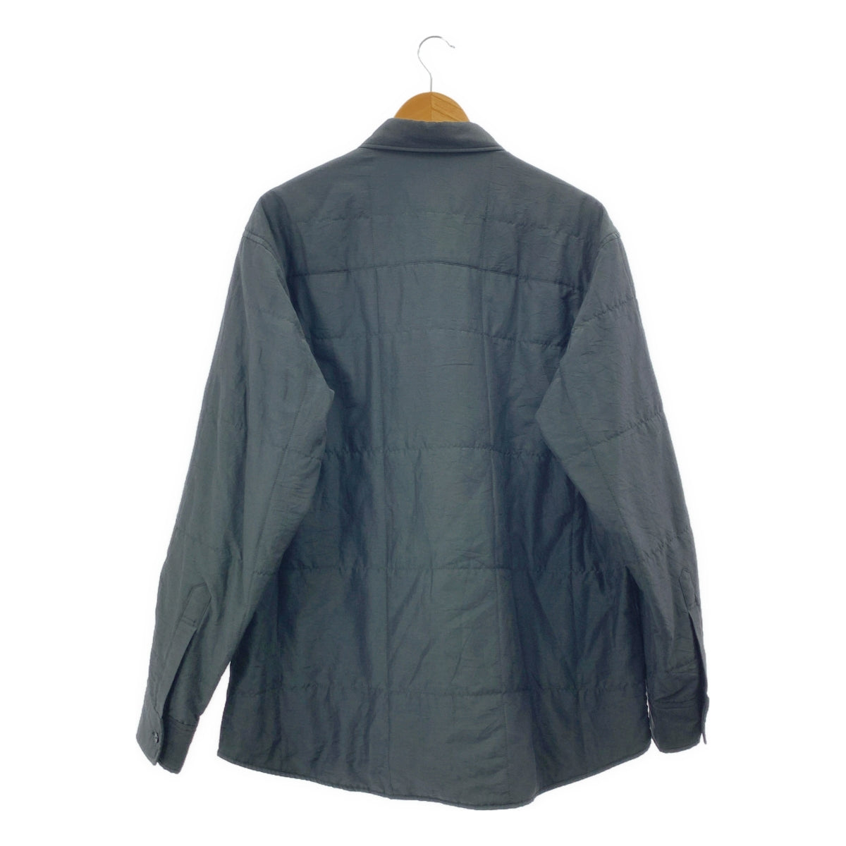 AURALEE / オーラリー | 2023AW | QUILTED LIGHT SILK COTTON SHIRT キルテッド ライト シルク コットン シャツ | 4 | メンズ