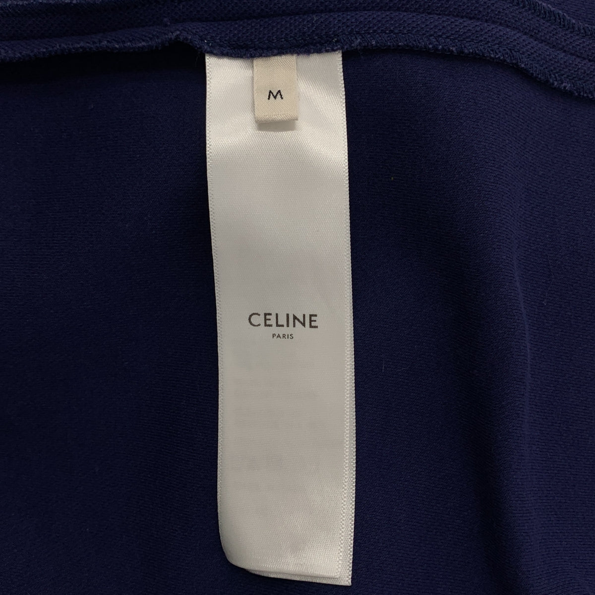 CELINE / 셀린느 | 트리온프 로고 슬릿 오픈 컬러 셔츠 | M | 여성