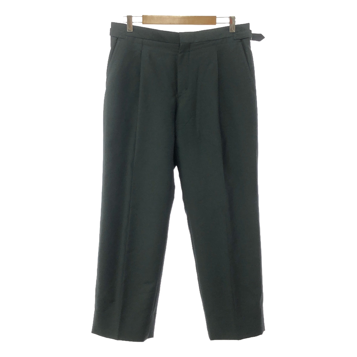 【美品】  FENDART / フェンダール | side adjuster 1tuck trousers / アジャスター タックパンツ | 40 | グレー系 | メンズ