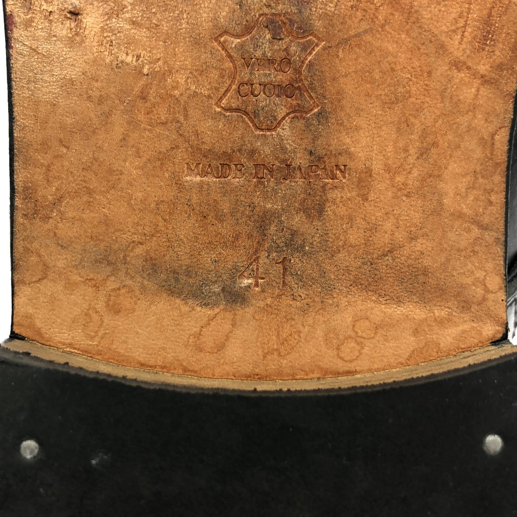 PADRONE / パドローネ | サイドジップ レースアップ ショートブーツ | 41 | メンズ