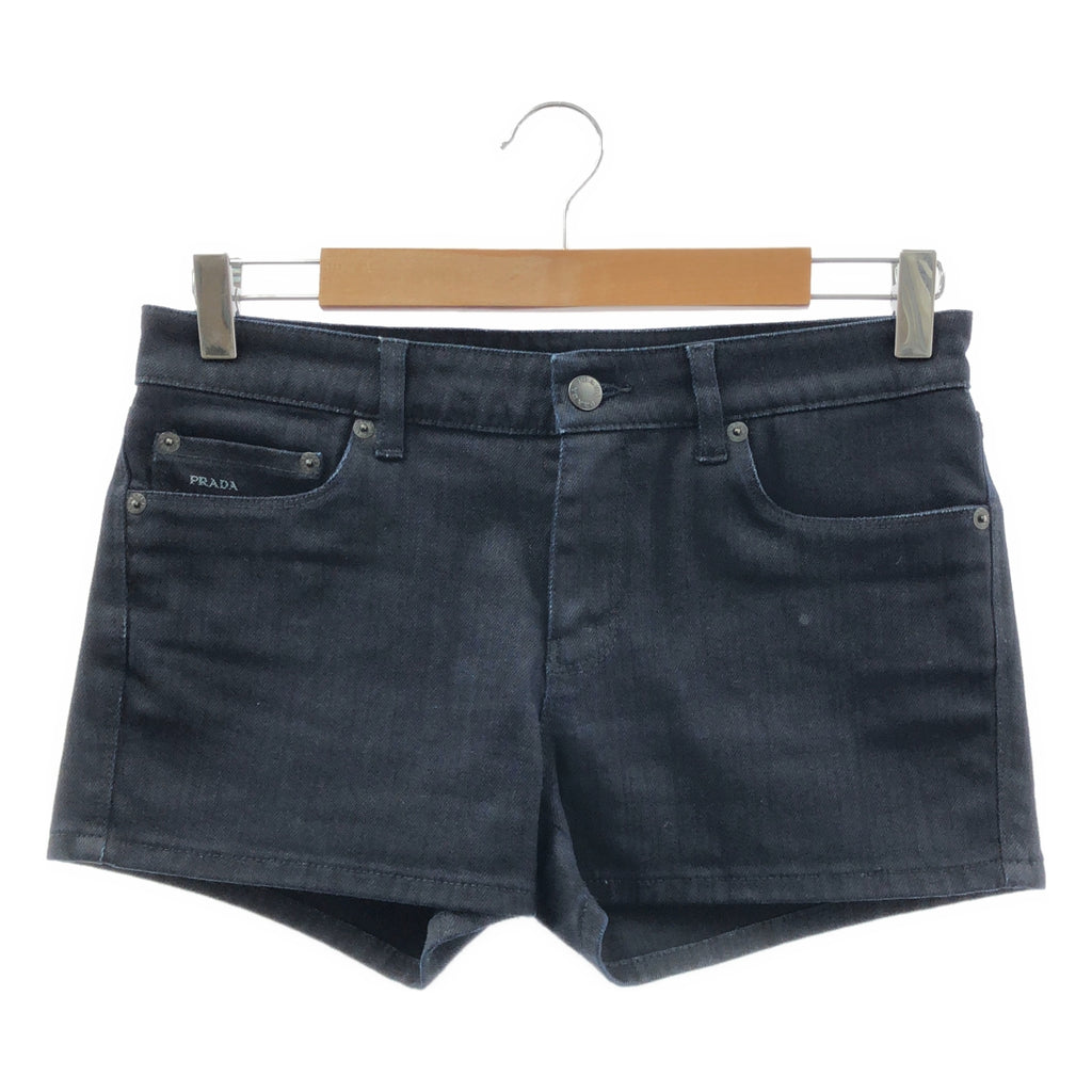 PRADA / 프라다 | 린넨 벨티드 반바지 | 38 |