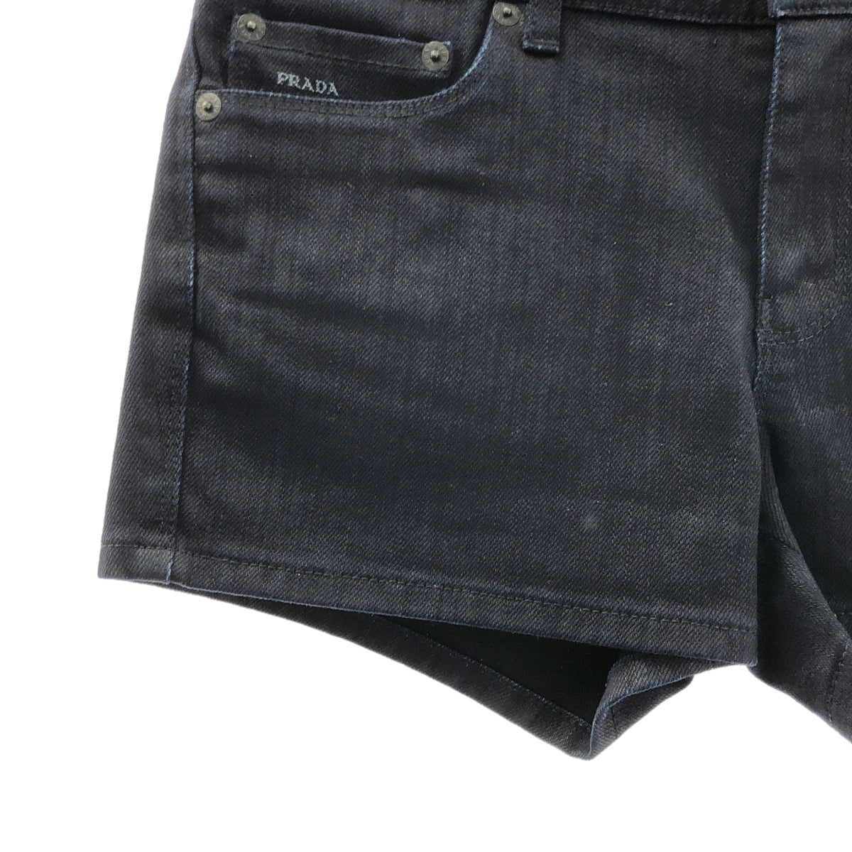 PRADA / 프라다 | 린넨 벨티드 반바지 | 38 |