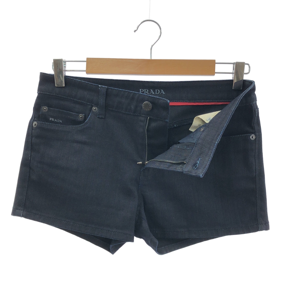 PRADA / 프라다 | 린넨 벨티드 반바지 | 38 |