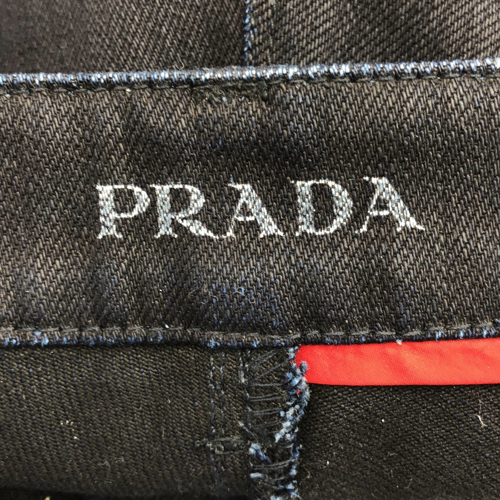 PRADA / 프라다 | 린넨 벨티드 반바지 | 38 |