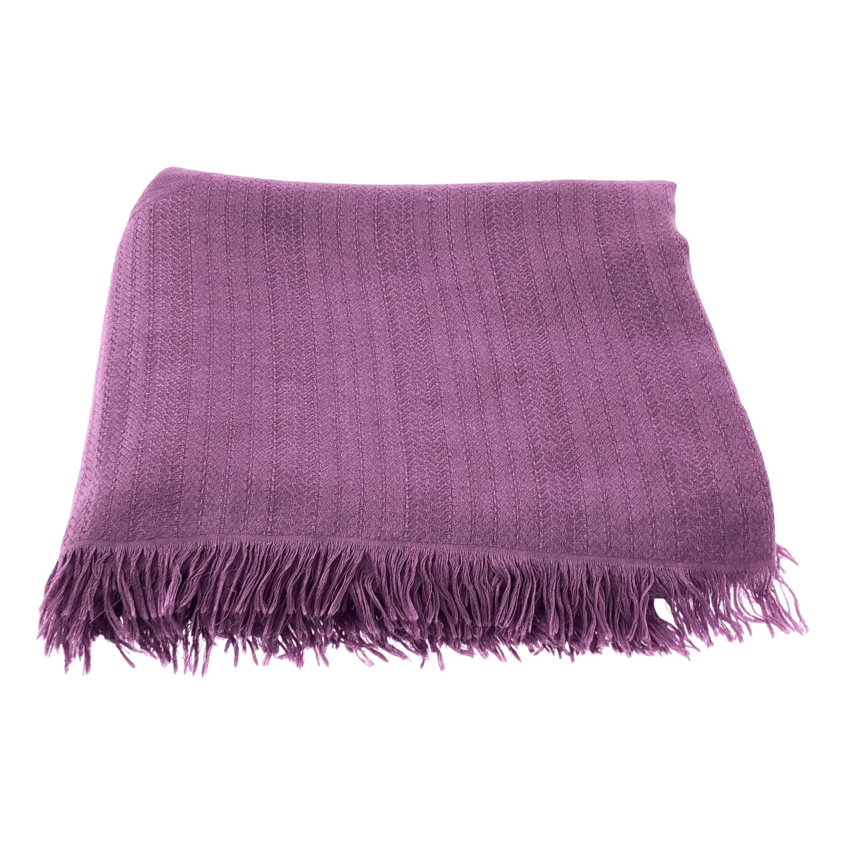 HERMES | 羊絨與絲綢大披肩 | 紫色