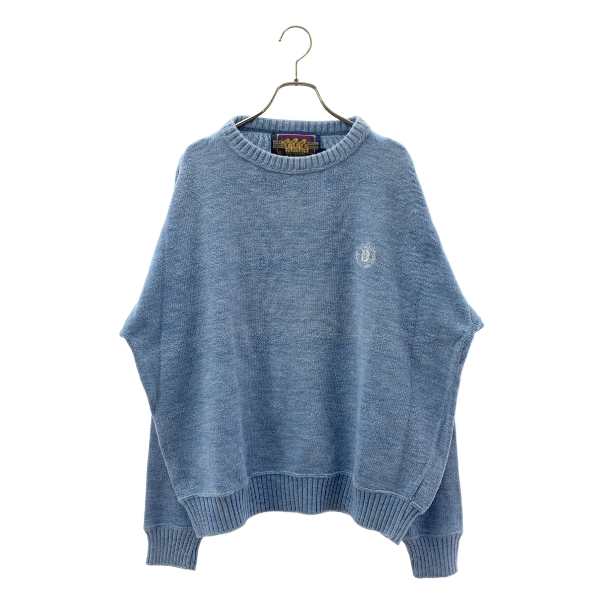 RALPH LAUREN / ラルフローレン | CHAPS 兵隊タグ / ロゴ クルーネック ニット セーター | L | メンズ