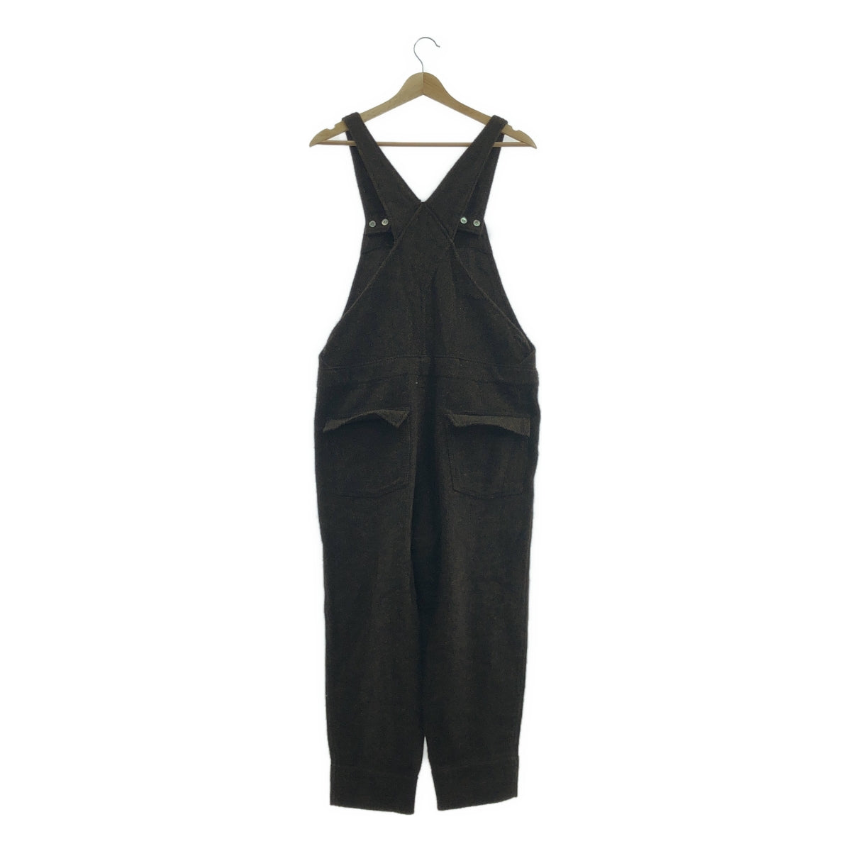 UNIVERSAL TISSU | 羊毛人字紋工裝褲 | F | 棕色 | 女款