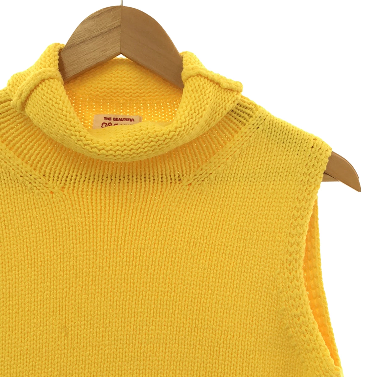 Ron Herman / Ron Herman | × ORGANIC JOHN PATRICK Organic John Patrick special order cotton turtleneck knit vest | F | Yellow | Women's