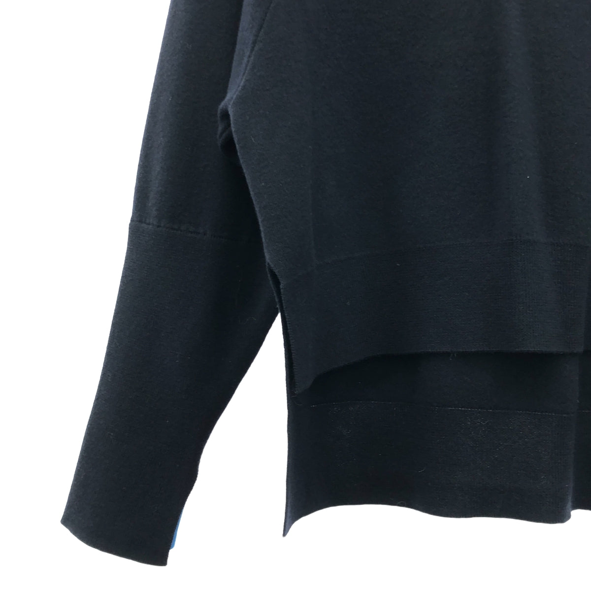 [狀況良好] ENFOLD | 多層袖口套頭針織衫 | 38碼 | 海軍藍 | 女款