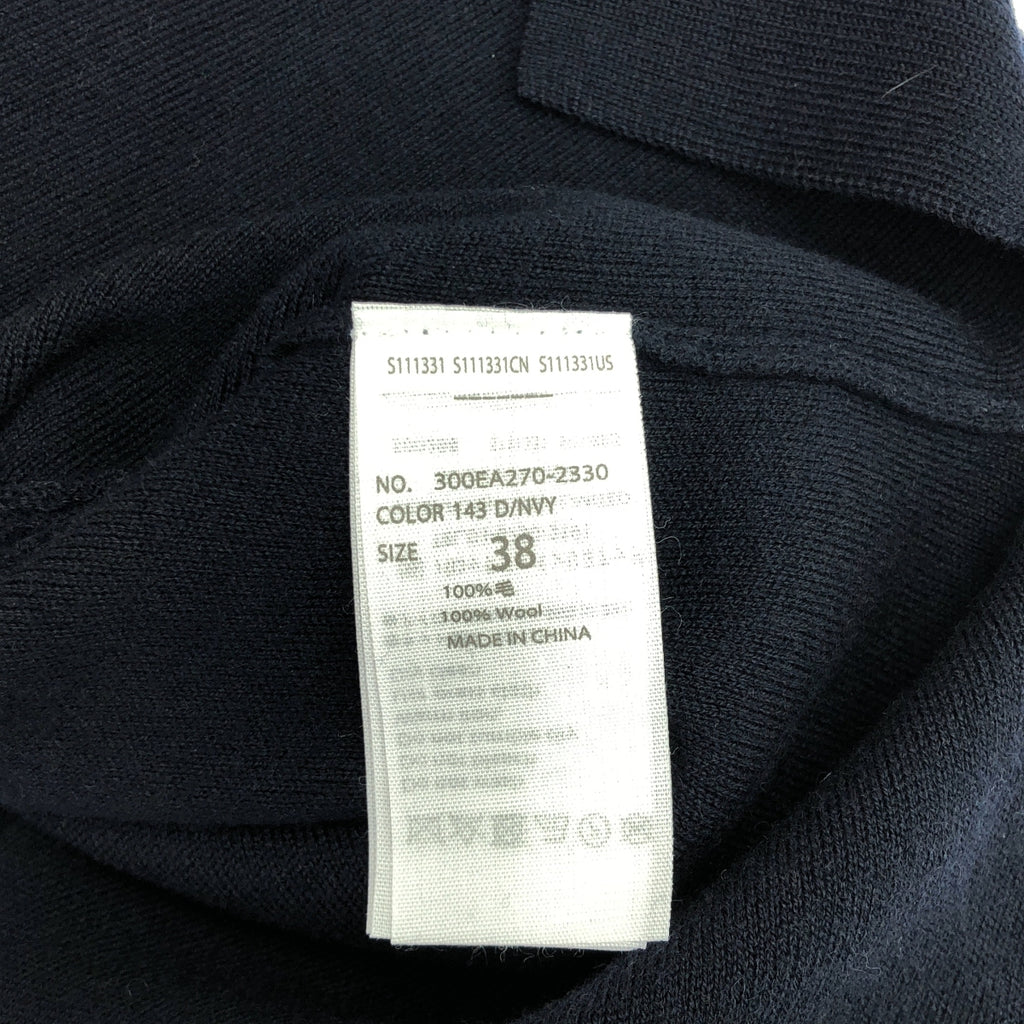 [狀況良好] ENFOLD | 多層袖口套頭針織衫 | 38碼 | 海軍藍 | 女款