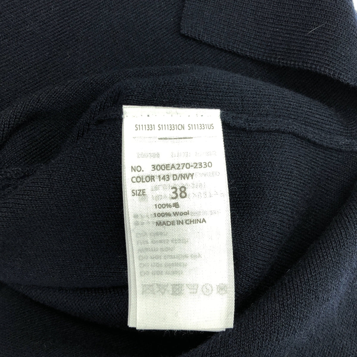 [狀況良好] ENFOLD | 多層袖口套頭針織衫 | 38碼 | 海軍藍 | 女款