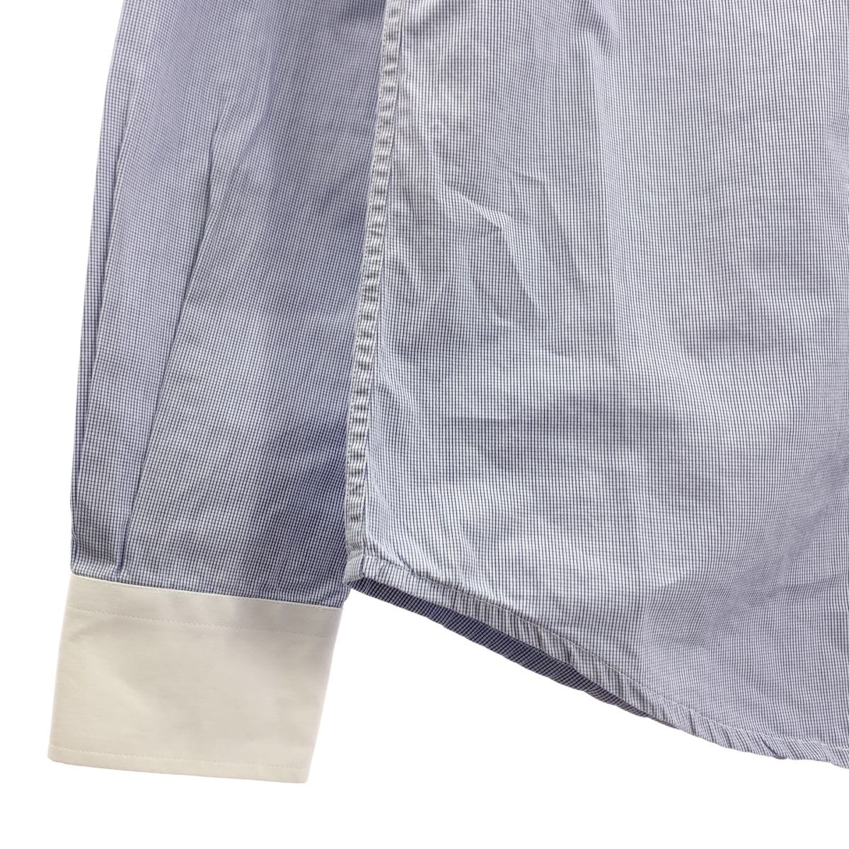 BALENCIAGA / バレンシアガ | ロゴ刺しゅう ドレスシャツ | S | ブルー | メンズ