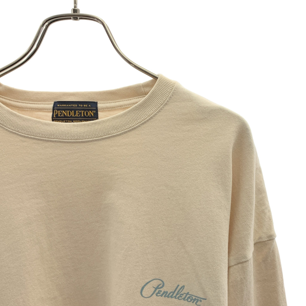 PENDLETON / 펜들턴 | Unisex Back Print Long Tee 컷소우 / 3475-3004 | M | 남성