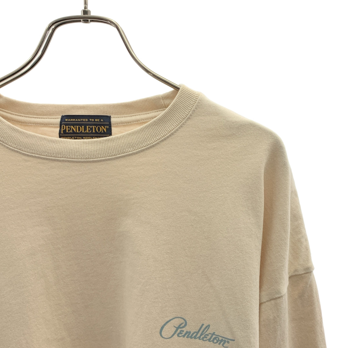 PENDLETON / 펜들턴 | Unisex Back Print Long Tee 컷소우 / 3475-3004 | M | 남성