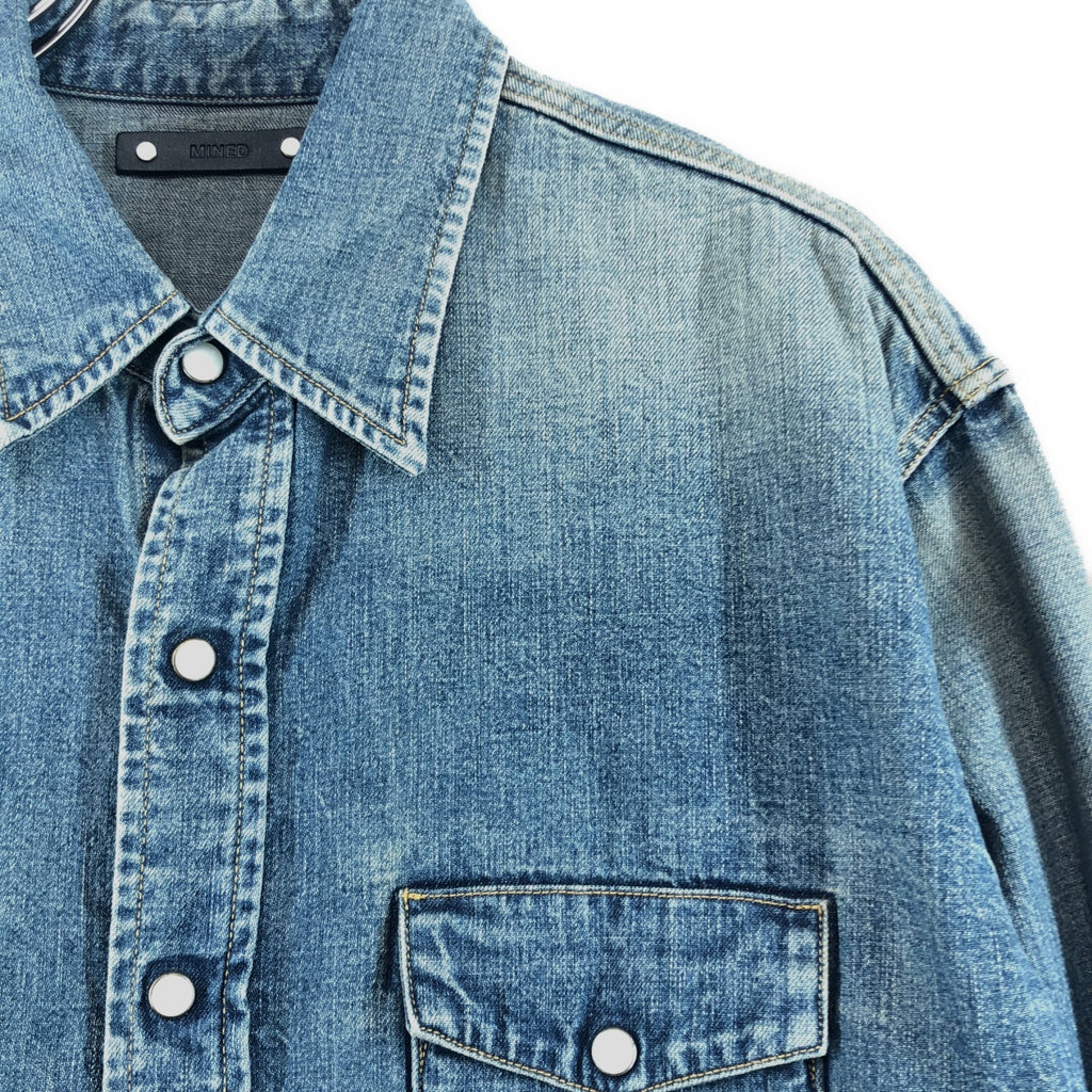 MINEDENIM / マインデニム | 2024AW | デニム ウエスタンシャツ | 1 | メンズ