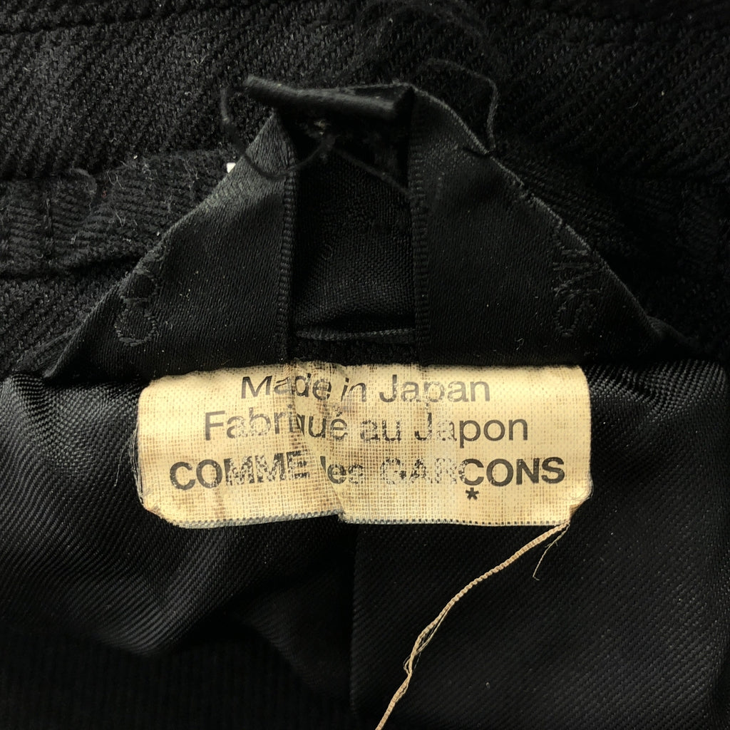 COMME des GARCONS / 콤데 갤슨 | 2016AW | 폴리에스테르 제품 가공 어저스터 싱글 브레스트 재킷 | S |