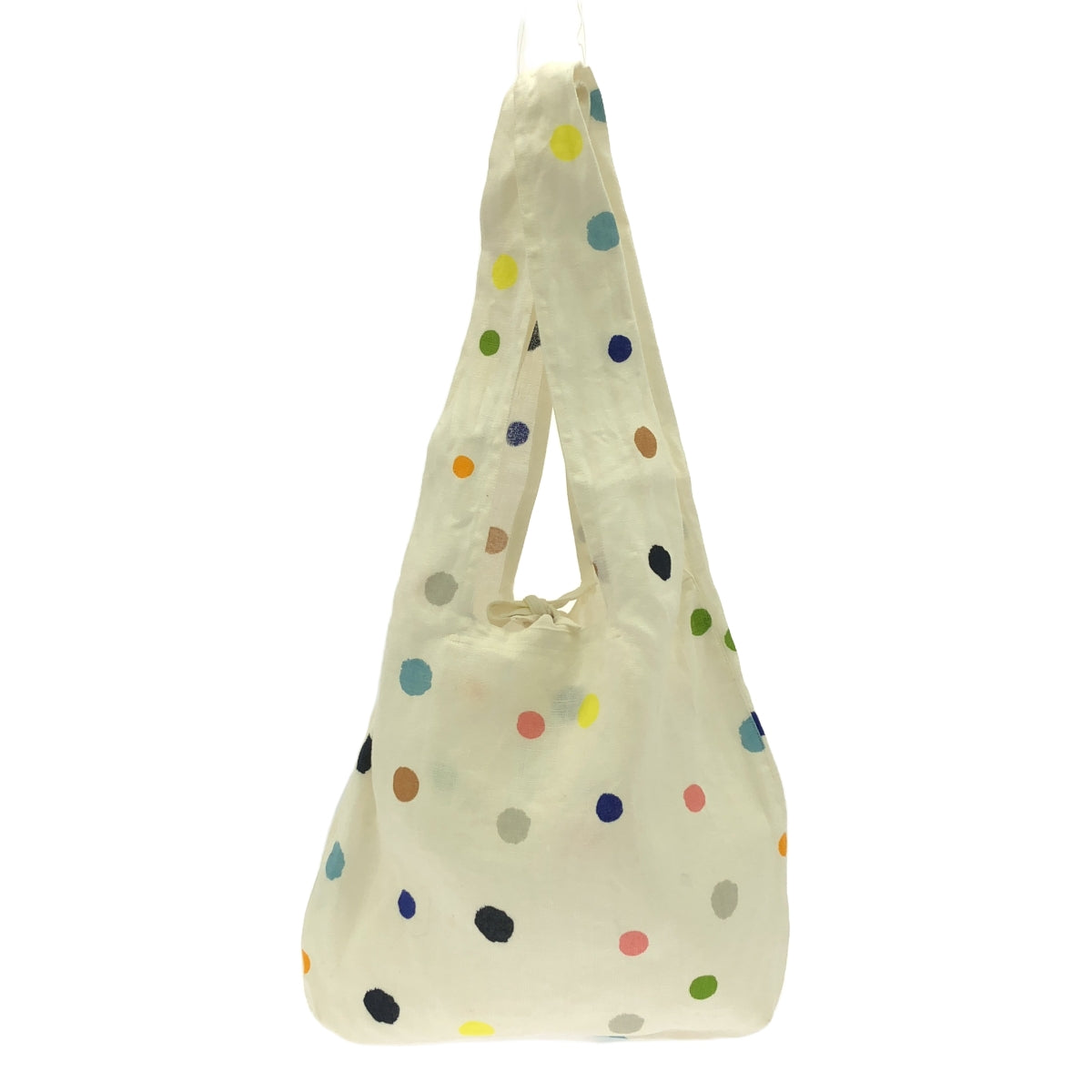 mina perhonen / mina perhonen | Linen colorful dot bunny bag |