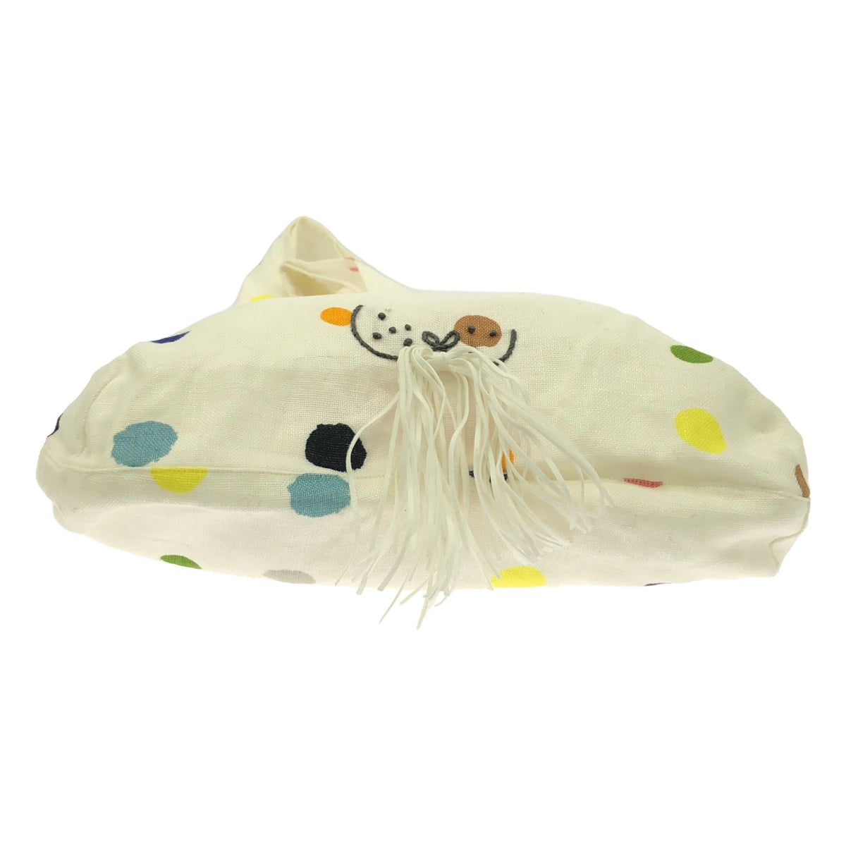 mina perhonen / mina perhonen | Linen colorful dot bunny bag |