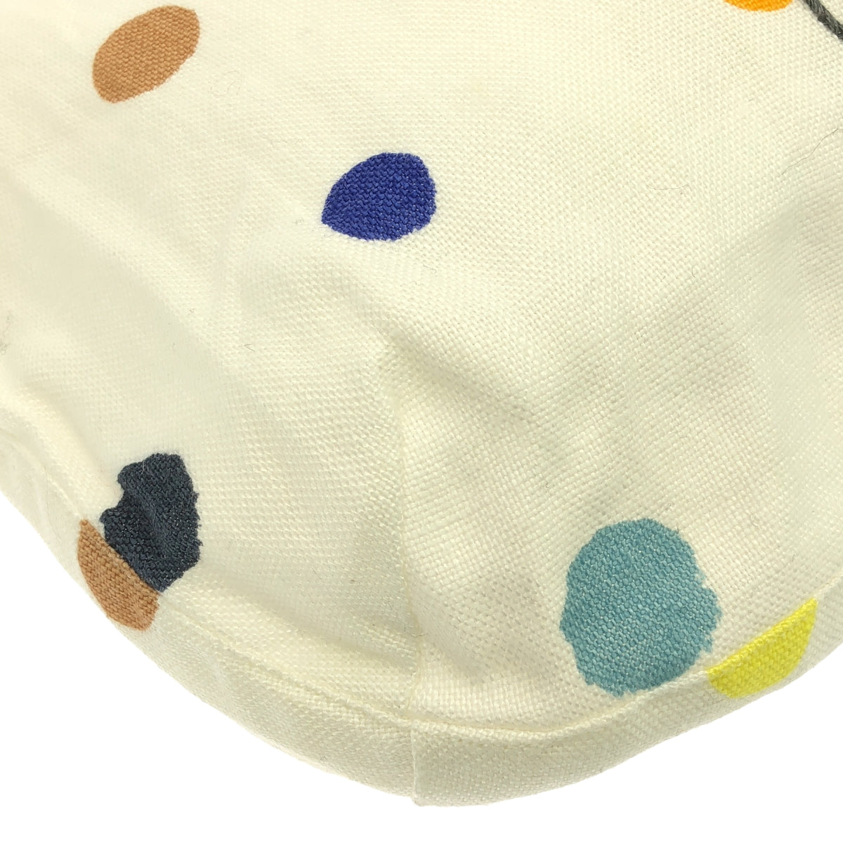 mina perhonen / mina perhonen | Linen colorful dot bunny bag |