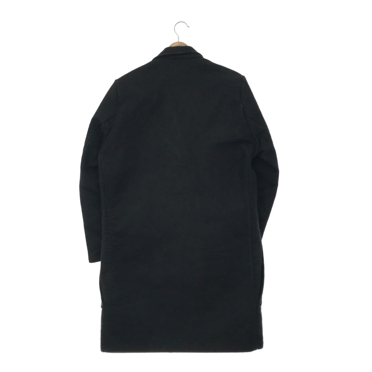 FRANK LEDER / 프랭크 리더 | DEUTSCHELEDER COAT 독일 가죽 체스터 코트 | XS | 블랙 | 남성
