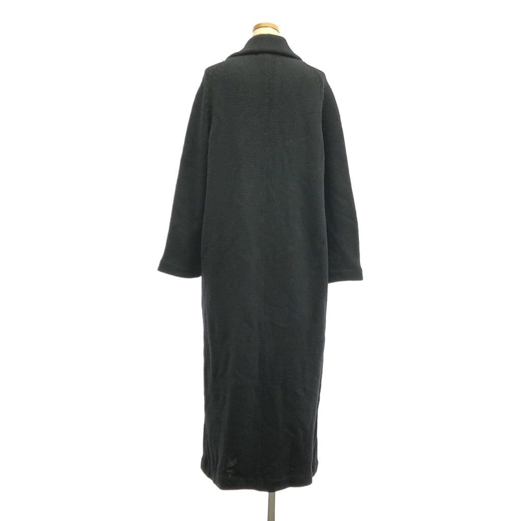 Yohji Yamamoto FEMME / 요우지야마모토팜 | 90s~ / 1999AW | 울 니트 롱 가디건 코디건 | 2 | 블랙 | 여성
