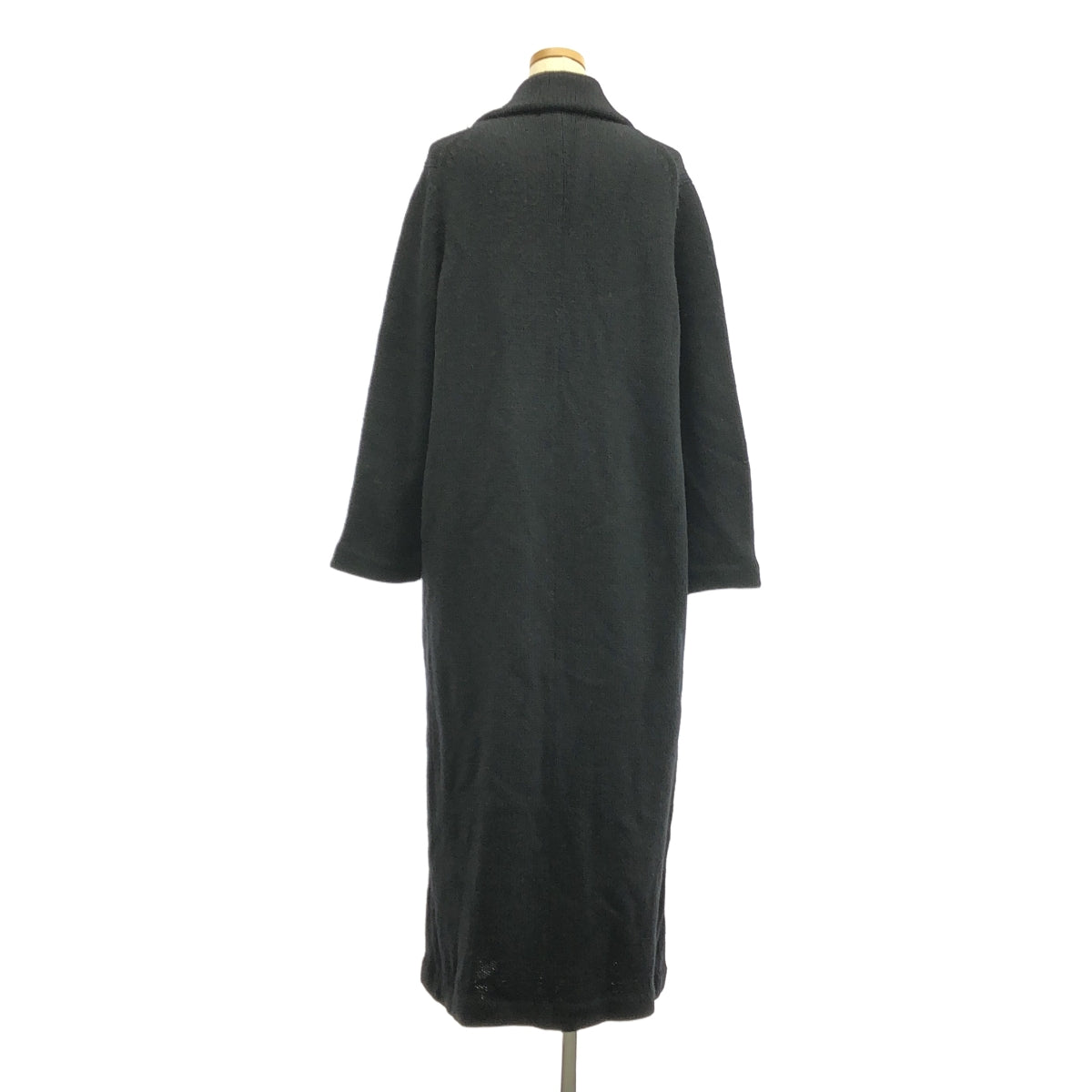 Yohji Yamamoto FEMME / 요우지야마모토팜 | 90s~ / 1999AW | 울 니트 롱 가디건 코디건 | 2 | 블랙 | 여성