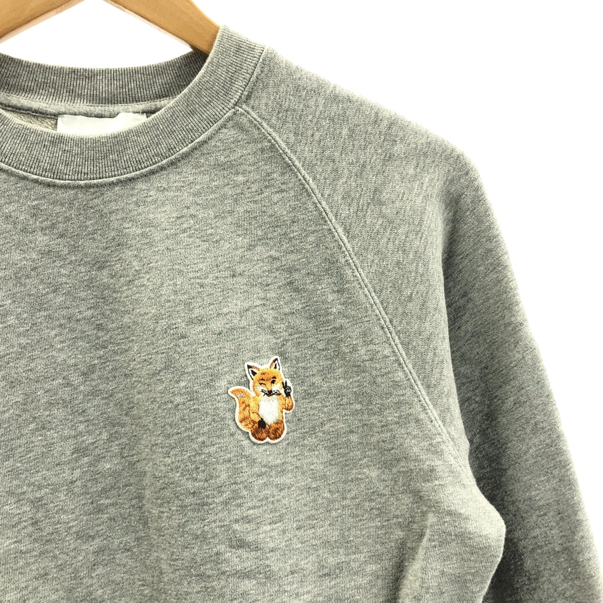 MAISON KITSUNE / 메종 여우 | 올라이트 FOX 패치 클래식 스웨트 | S |