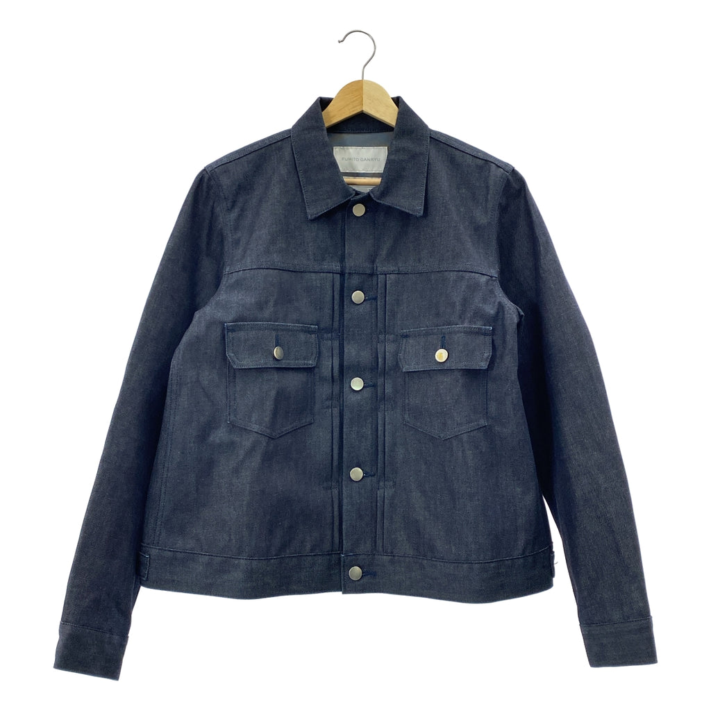 FUMITO GANRYU / 후미토간류 | PLEATED BLOUSON 데님 재킷 | 1 | 남성