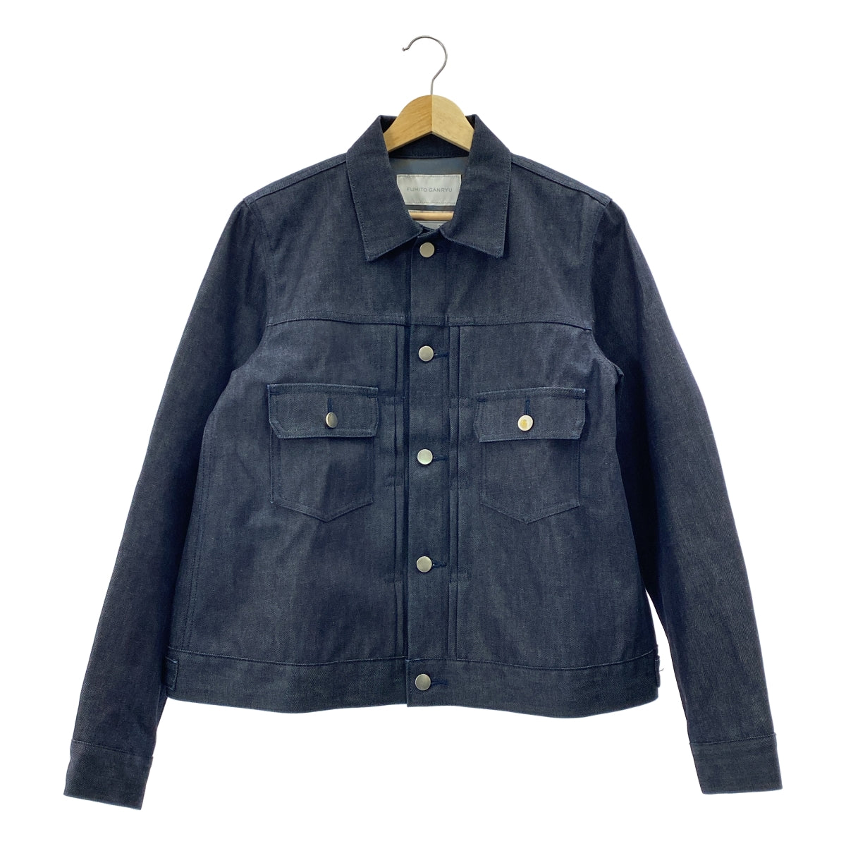 FUMITO GANRYU / 후미토간류 | PLEATED BLOUSON 데님 재킷 | 1 | 남성