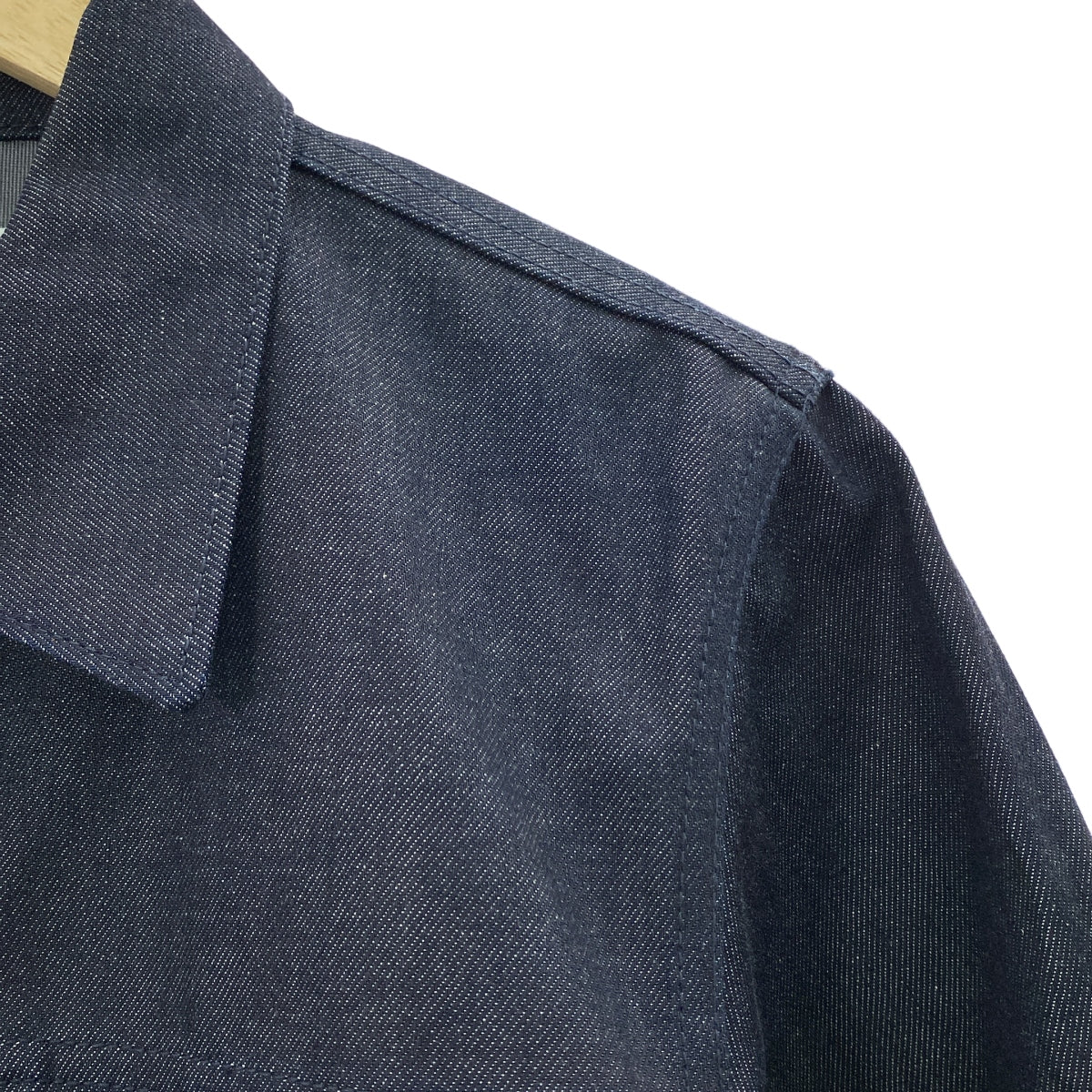 FUMITO GANRYU / 후미토간류 | PLEATED BLOUSON 데님 재킷 | 1 | 남성