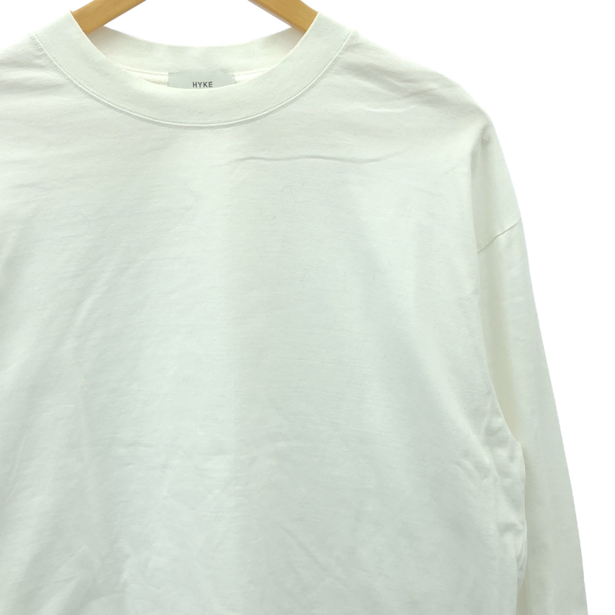 HYKE | Cotton puff sleeve top | 1 | White | Women's