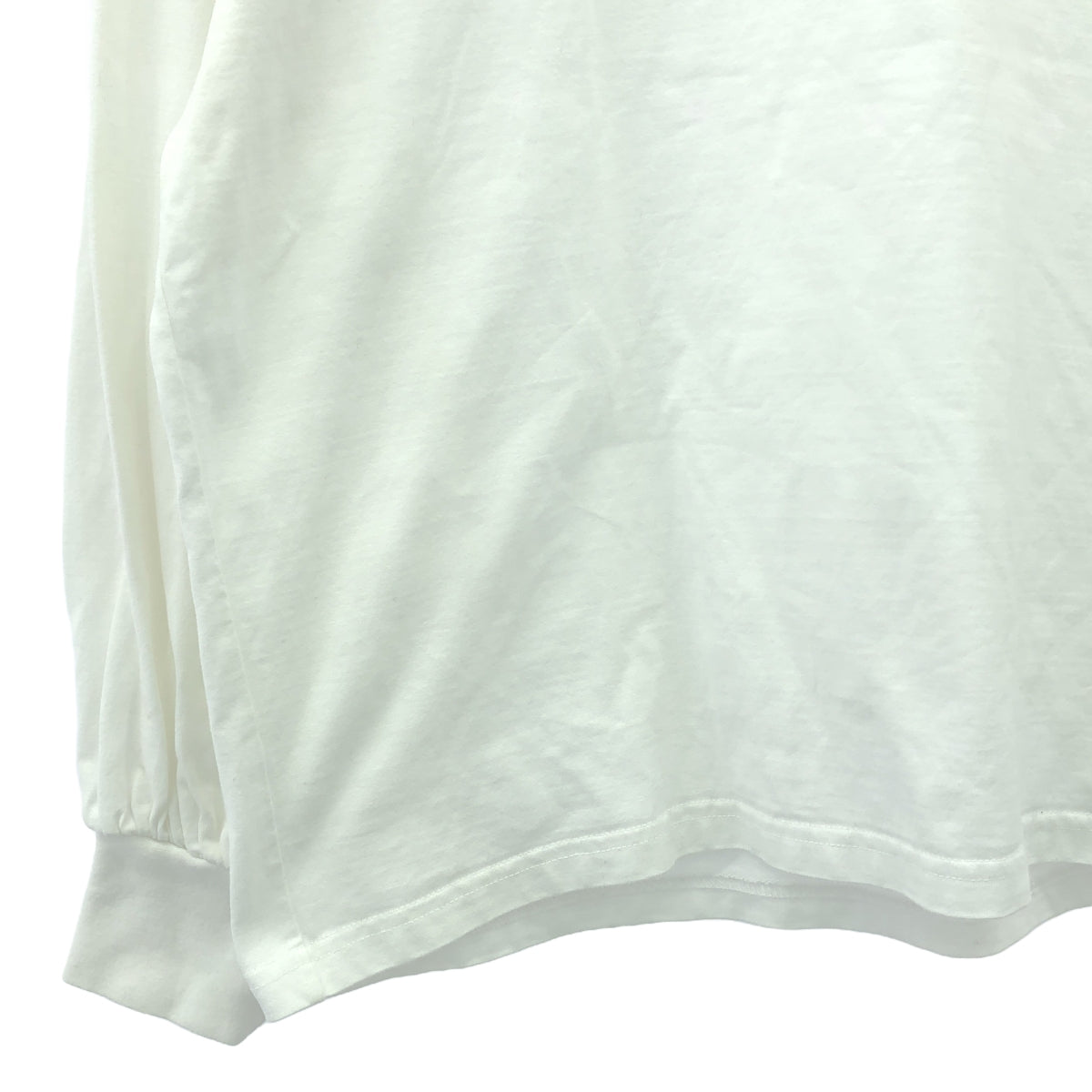 HYKE | Cotton puff sleeve top | 1 | White | Women's