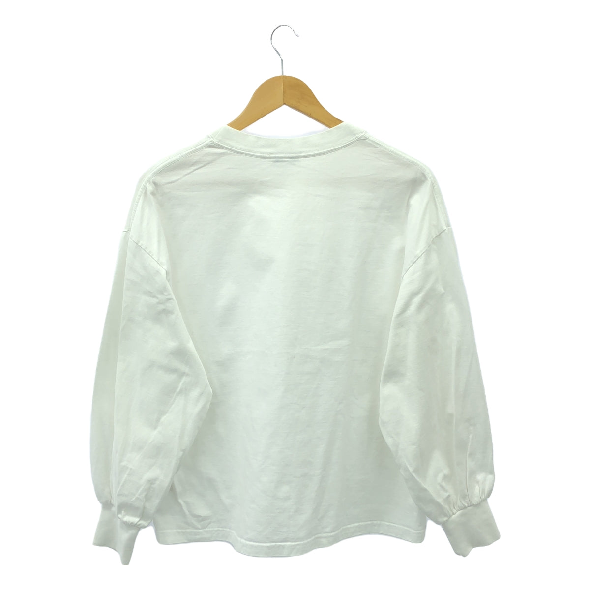 HYKE | Cotton puff sleeve top | 1 | White | Women's