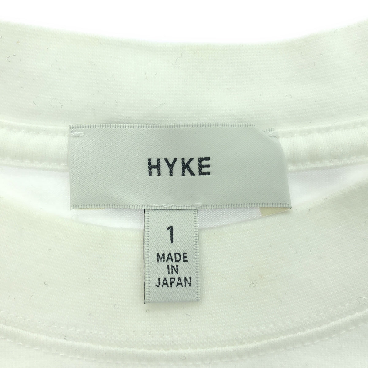 HYKE | Cotton puff sleeve top | 1 | White | Women's