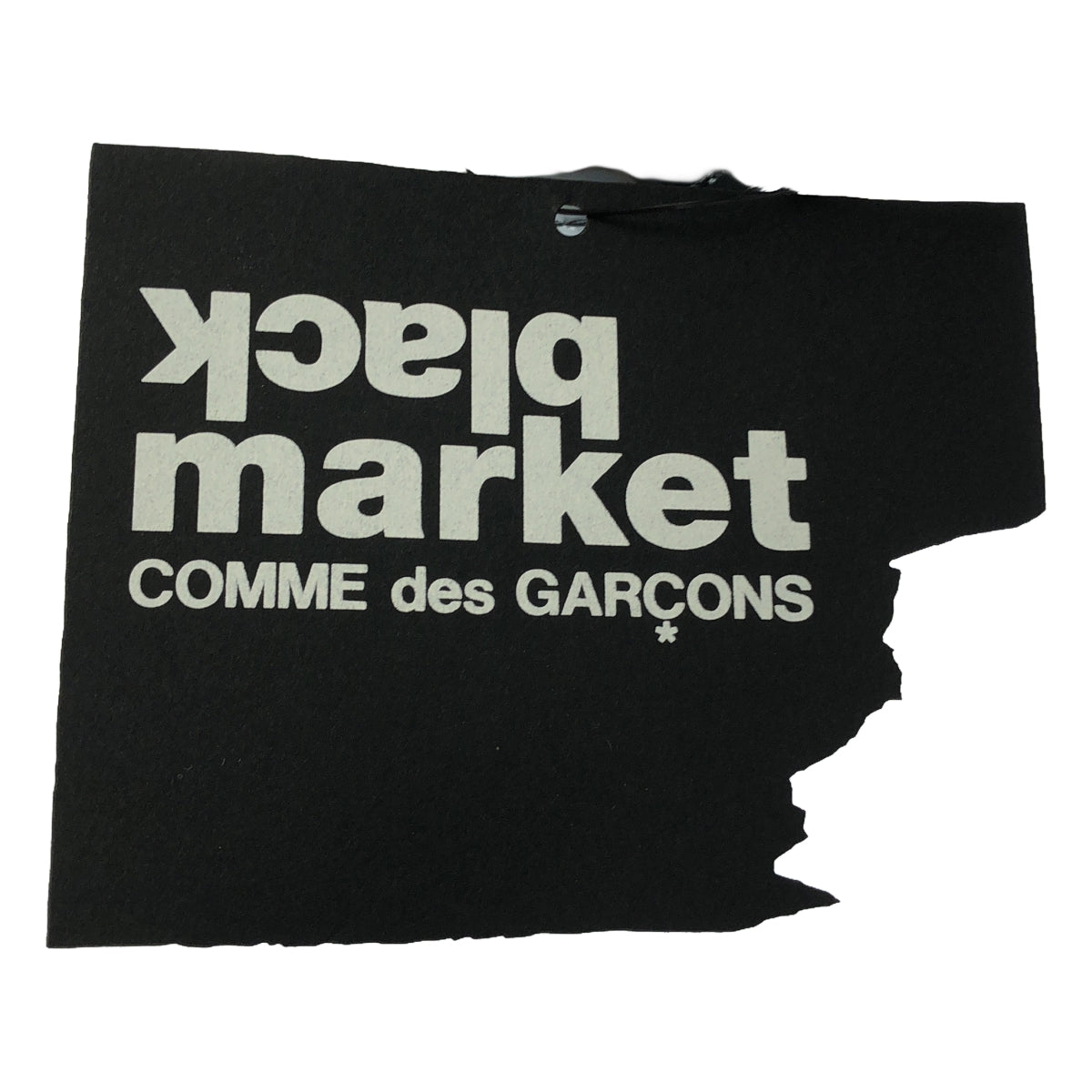 COMME des GARCONS / 컴데 갤슨 | BLACK MARKET / 블랙 마켓 PVC 양면 로고 토트 백 |