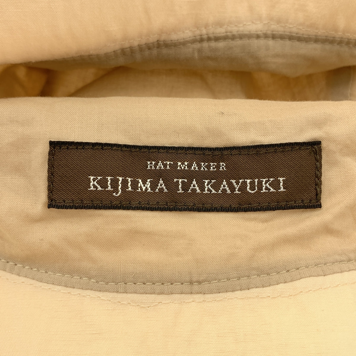 KIJIMA TAKAYUKI / キジマタカユキ | 2022SS | COTTON LINEN SLAB BUCKET HAT コットンリネン スラブ バケットハット | 2 | その他